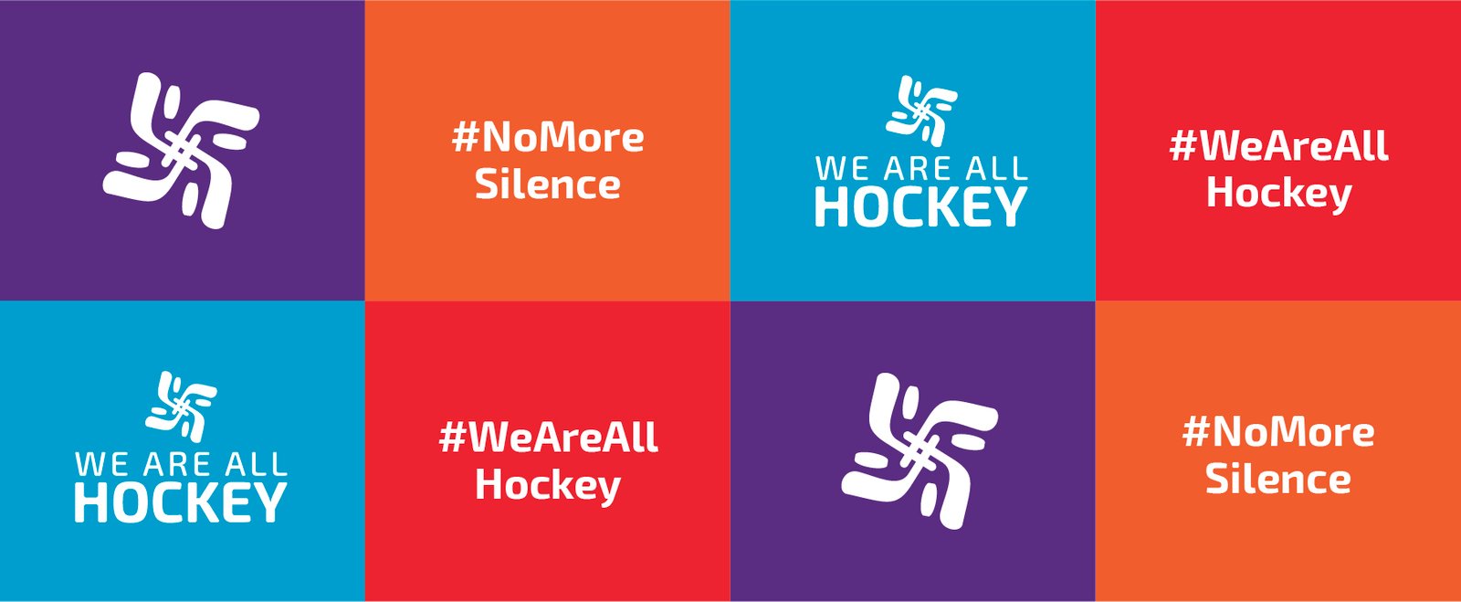 We Are All Hockey Logo and Hashtags